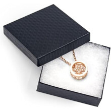 Boîtes à bijoux noires en carton, lot de 20, 8,9 x 8,9 x 2,5 cm, idéales pour présenter colliers, bagues, bracelets et boucles d'oreilles.