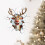 Julvinylklistermärken: Tomte, Ren, Gran – 1-pack 5