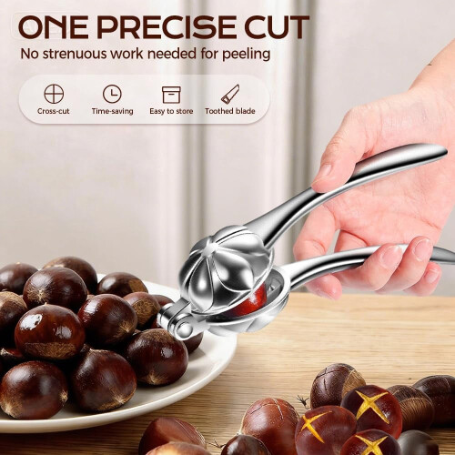 Chestnut Peeler Stainless Steel 2 pcs 1
