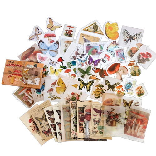 Junk Journal Retro Memory Supplies Multicolor 6-Pack