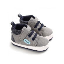 Baby Boys Anti-Slip Shoes Sneakers Newborn Baby Boy High-top Sneaker Toddler Soft Soled First Walkers (Toddler/Little Boys)