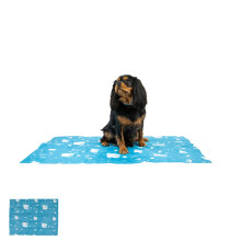 Ancol Pet Cooling Mat 45 x 60cm - Summer Waterproof Dogs Resting Pad - Quickly Reduces Puppy Temperature Outdoor Bed - Small