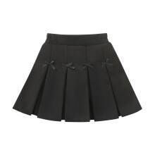 Fuste de uniforme pentru fete, fuste scurte pentru fete, fustă mini plisată cu talie înaltă pentru tenis, fuste de uniforme școlare, negru, 8-9