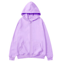 Heren effen fleece sweater met capuchon en ritssluiting, maat XXXL