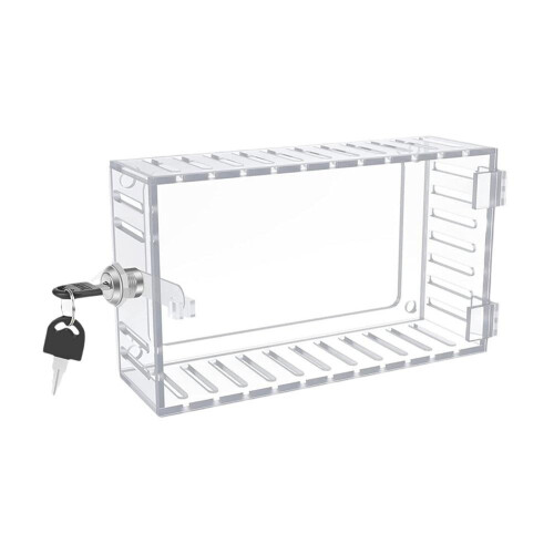 SSKFHGI Thermostat Cover LargeUniversal Combination Lock Clear BoxGuard Wall1pc 1