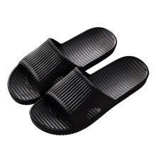 Ediodpoh Sandales de douche pour femmes et hommes – Chaussons noirs pour piscine, plage et intérieur, compatibles avec 260/40