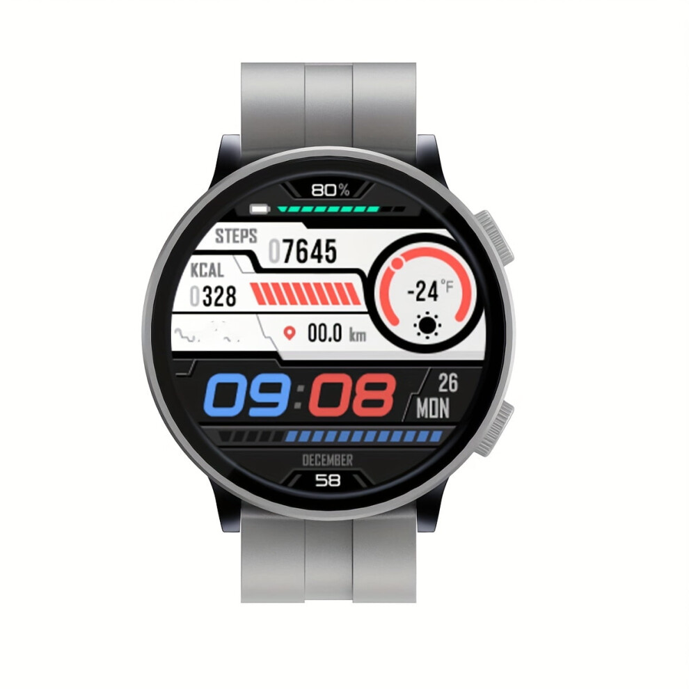 Unisex 1.28'' Full Touch Sports Smartwatch - Wireless Call, Fitness Tracker, Message Alerts, For Ios & Android, Ideal Birthday Gift 9130661710084