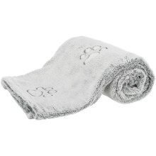 Nando Blanket, Soft Fleece, 100 ? 70 cm, Light Grey
