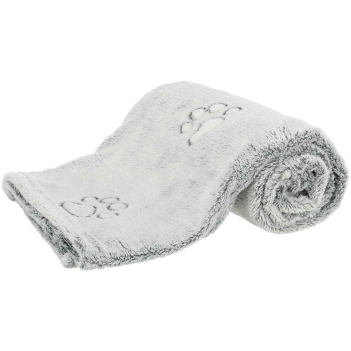 Trixie Nando Blanket, Soft Fleece, 100 ? 70 cm, Light Grey