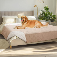 luciphia Waterproof Dog Blanket with Non-Slip Dots, Heavy Duty Protection Dog Mat, Sofa Bed Car, Machine Washable, Ideal for Large Small Dogs,