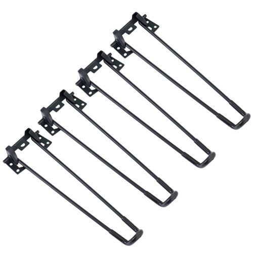 HEMOTON4pc Πτυσσόμενο πόδι τραπεζιού 185mm Πόδι τραπεζιού φουρκέτας Αντικατάσταση