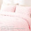 Blush Pink Fleece Queen Comforter Set 3-Piece 3
