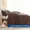Brown Comforter Set Full Size 80x90 Inch 3-Piece 6