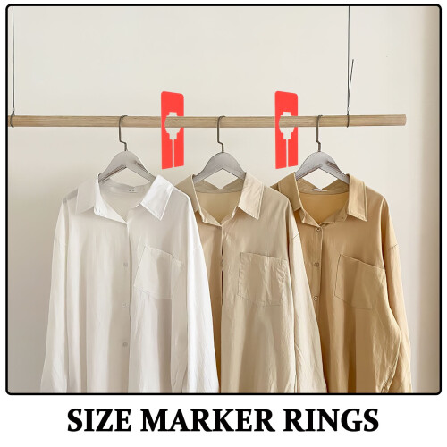 35Pcs Durable Plastic Size Dividers for Closet Rods with Quick Installation 2