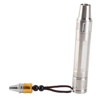 Jewelry Identification Flashlight Mini LED Torch Stainless Steel Aluminum 135mm