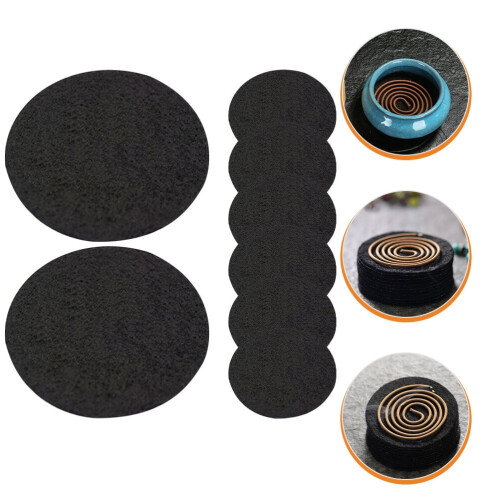Fireproof Insulation Mat Round 8.5cm 8pcs 1