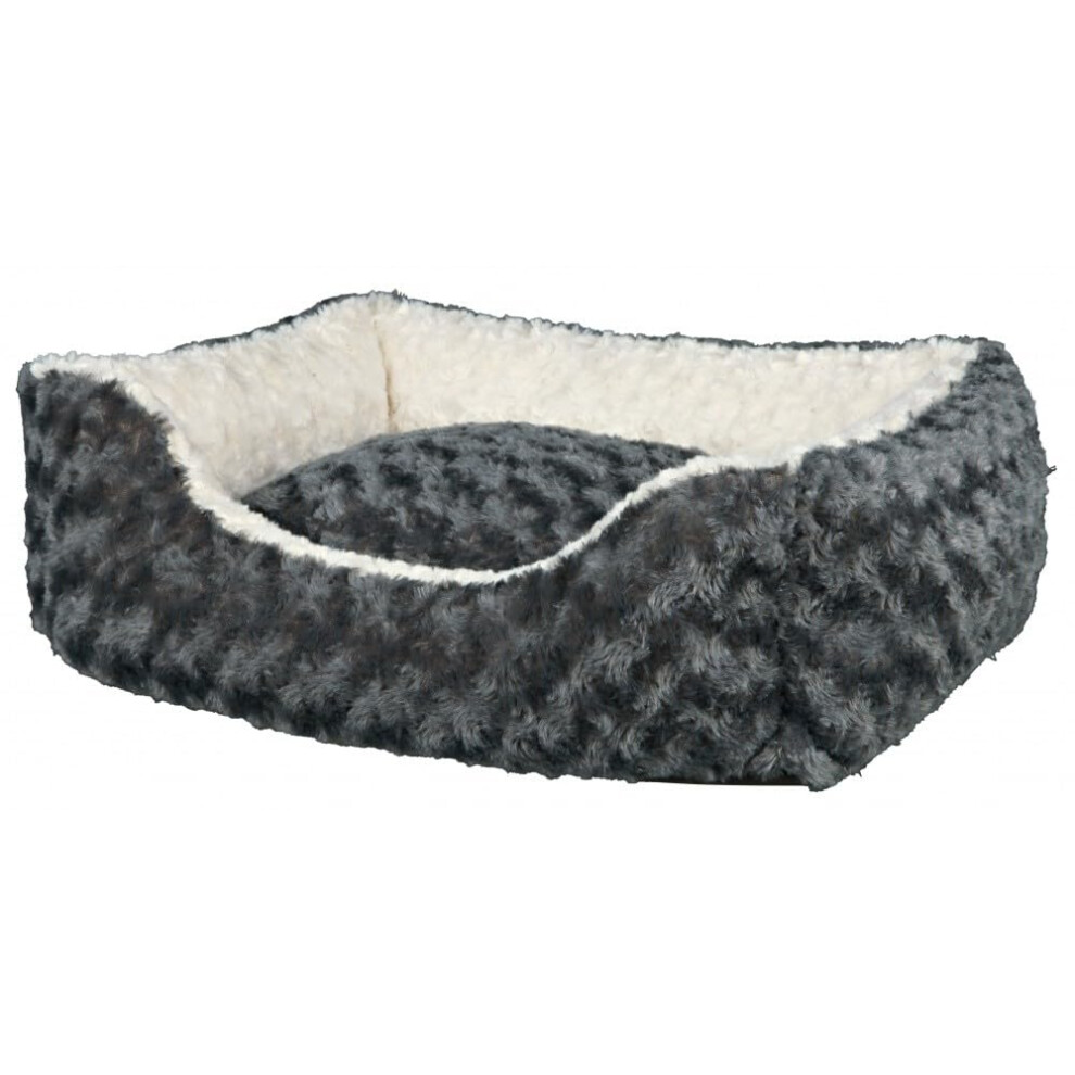 Trixie Kaline Dog Bed, 65 X 50 Cm, Grey/Cream