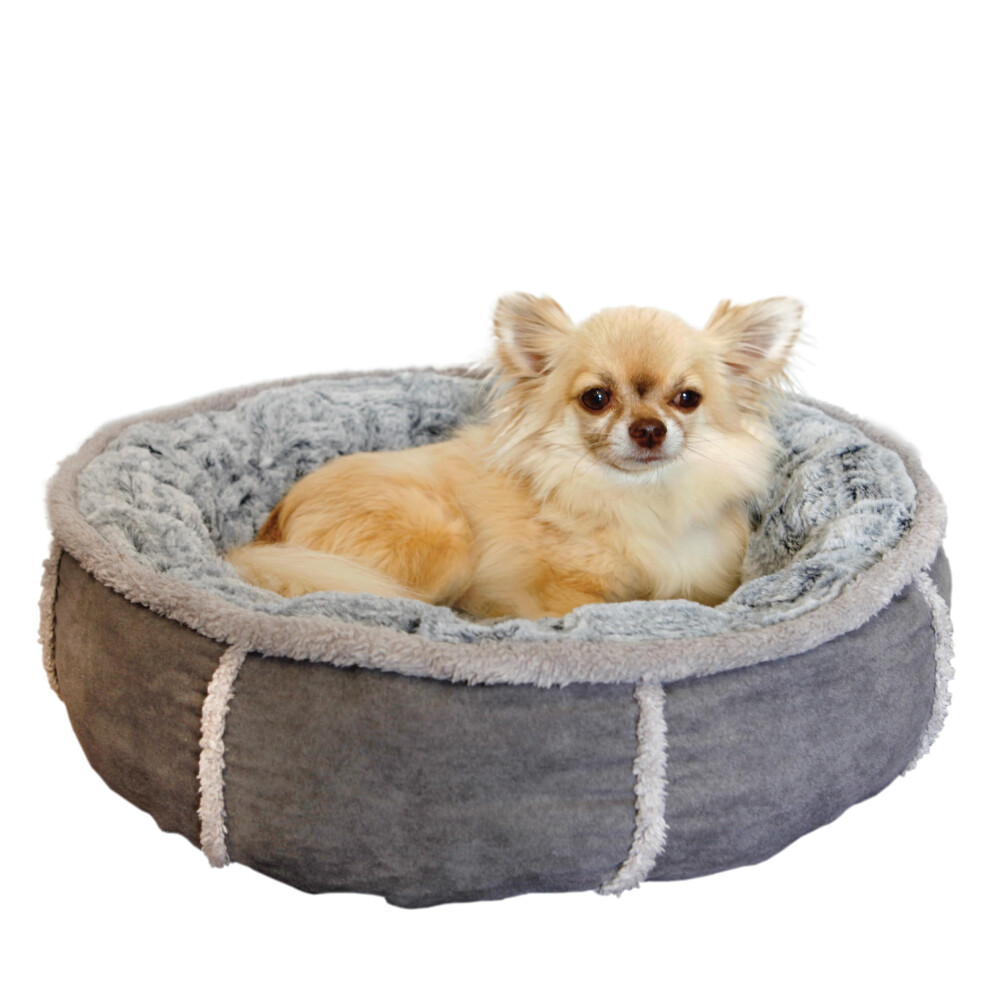 Rosewood 40 Winks Deep Plush Donut Dog Bed, 20?