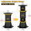 Adjustable Bed Support Legs 6.9-9.8 inch 4 pcs 2