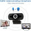 MesaSe720P USB-webcam met dubbele microfoons en 85 groothoeklens 3