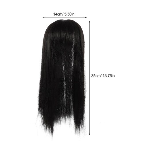 OUNONA Natural Look Μαλλιών για Λεπτά Μαλλιά, Μαύρο 1