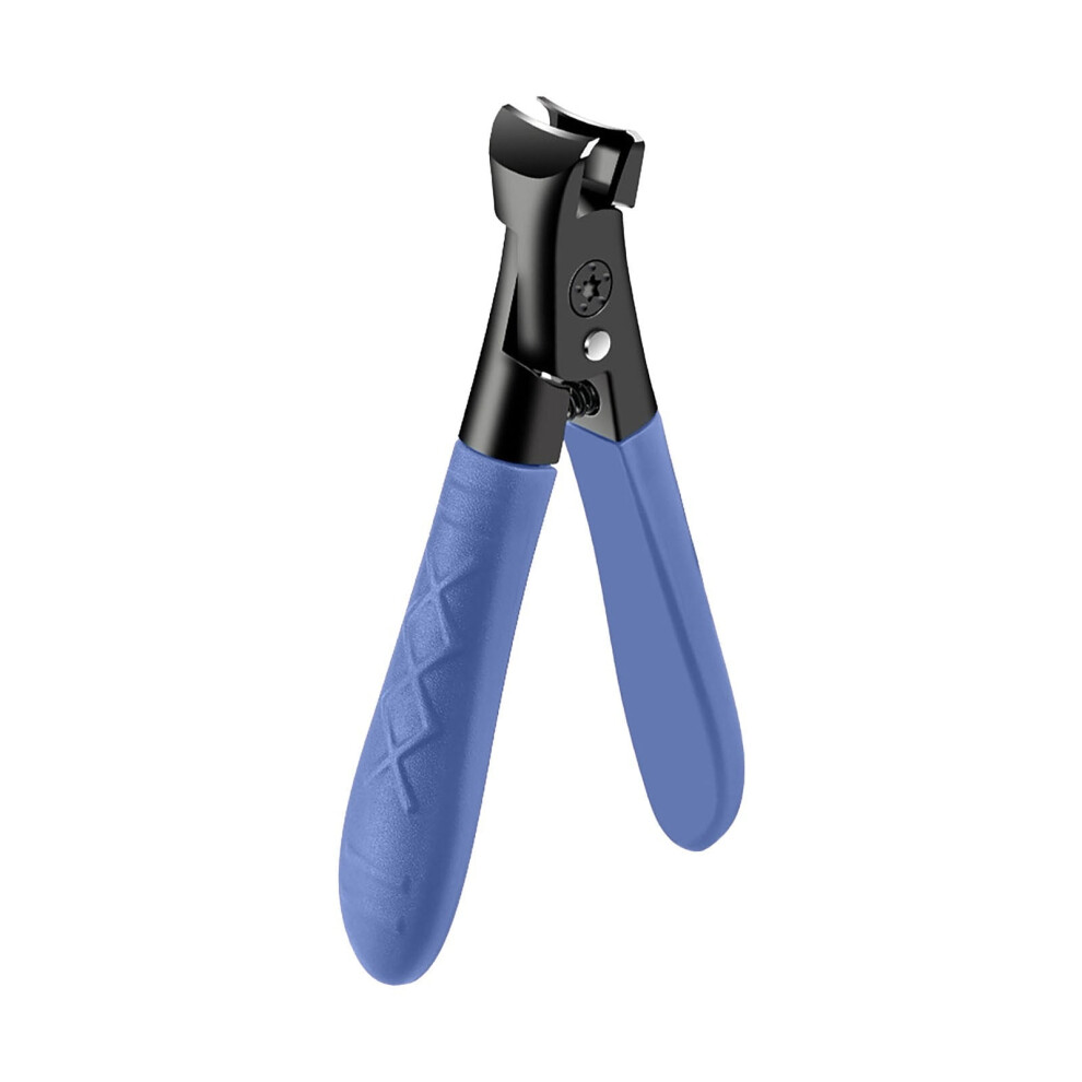 Splash-Proof Wide Opening Nail Clippers - Household Use for Adults & Ki-ds, Easy Grip Durable Home Nail Trimmer