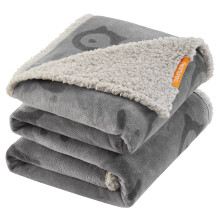 Feandrea Waterproof Dog Blanket, Sherpa Fleece Pet Blanket for Large and Extra Large Dogs, Cats, 203 x 152 cm, XXL, Machine Washable, Reversible Dog