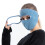 Windproof fleece full face mask with breathable goggles 2