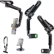 Support de téléphone pour pare-soleil, rotatif à 1080, support universel pour voiture