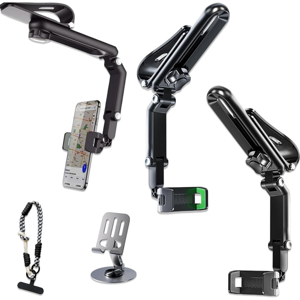 Sun Visor Phone Holder 1080 Rotating Universal Car Mount 9377112978123