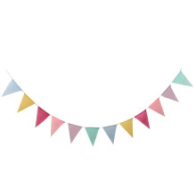WORGEOUS 3.5M Guirnalda triangular, banderín decorativo, banderín, bandera, suministros para fiestas de cumpleaños y festivales