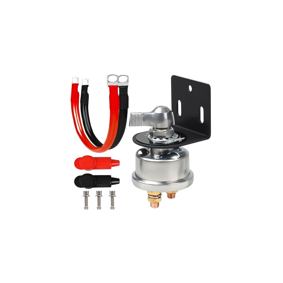 200A 12-48V High-Current Battery Disconnect Switch With Face Plate Â Compatible With Car, Rv, Truck, Boat, Marine & Atv 9165521432646