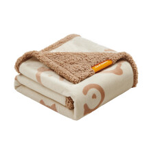 Feandrea Waterproof Dog Blanket, Sherpa Fleece Pet Blanket for Small and Medium Dogs, Cats, 127 x 101 cm, L, Machine Washable, Reversible Dog Couch