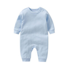 Babybodyer Langermede Myke Bomullsbodyer 3-pakning