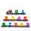 Magnetisk talltogsett i tre, 12 deler 1