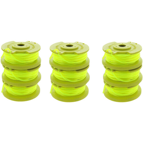 Fadentrimmerfaden kompatibel mit Ryobi ONE+ 9er-Pack