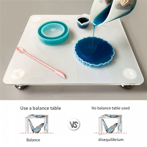 Leveling Board for Resin, Adjustable Precision Leveling Table for Resinate, Leveling Epoxy Resin Accessorie 2