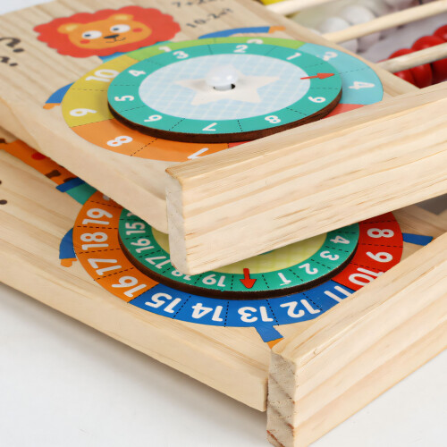 Άβακας για Μαθηματικά για Παιδιά, Ξύλινος Άβακας για Παιχνίδι Γονέων και Παιδιών 2