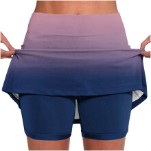 Gonna-pantalone da donna alla moda - Pantaloni a vita media per outfit sportivi e casual, pantaloncini leggeri e ad asciugatura rapida
