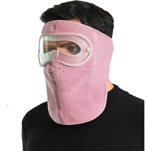 Vindtät vintermask med avtagbara skyddsglasögon