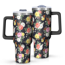 Pioneer Flower Floral Tumbler 115 ml isolerad