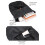 Αδιάβροχη τσάντα αθλητισμού Unisex με κορδόνι Oxford Lightweight, μαύρη 2