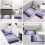 Alfombra de baño de microfibra de pelo largo, color morado oscuro, rectangular, 30x20 8