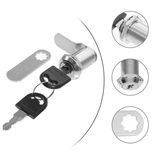 Κλειδαριά ντουλαπιού με κλειδιά 1,89x1,49x0,86 ίντσες 2