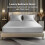 Satin queen size sengetøj med dybe lommer 2
