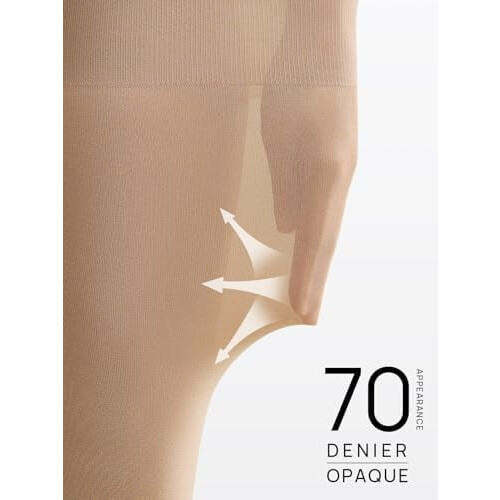 Damen-Strumpfhose, blickdicht, formend, 70 Denier, 2-6 Paar 2