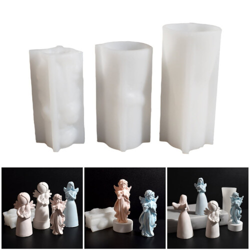 3D-englelysform silikoneform til unikke håndlavede projekter og dekorationer 1