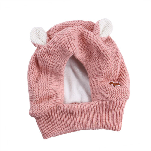 Πλεκτό καπέλο σκύλου για χειμερινό κεφάλι, προστασία από τον θόρυβο, άνετο υλικό,
