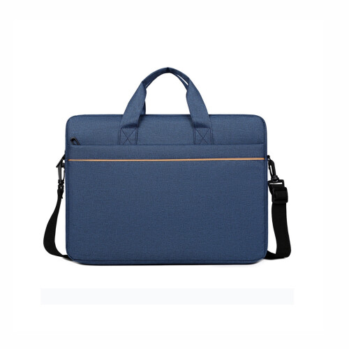 Bolsa para laptop de 14 polegadas e tablets com compartimento duplo, resistente a impactos, alça ajustável, durável e elegante, ideal para viagens 1