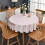 Sage Green Gingham Rectangle Tablecloth, Cotton Blend 1